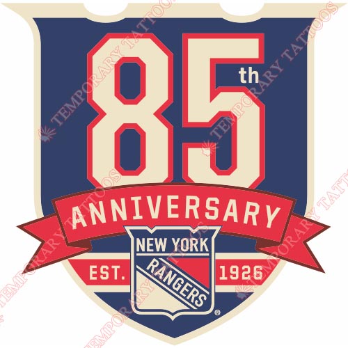 New York Rangers Customize Temporary Tattoos Stickers NO.243
